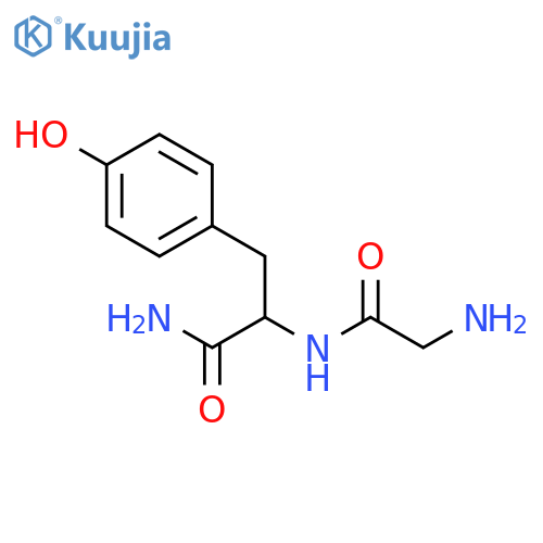 H-Gly-Tyr-NH2·HCl structure