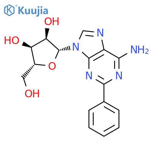 Adenosine, 2-phenyl-(9CI) structure