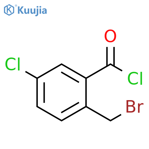 Benzoyl chloride, 2-(bromomethyl)-5-chloro- structure