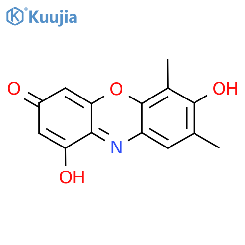 1,7-Dihydroxy-6,8-dimethyl-3H-phenoxazin-3-one structure