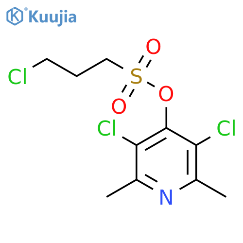 1-Propanesulfonic acid,3-chloro-, 3,5-dichloro-2,6-dimethyl-4-pyridinyl ester structure