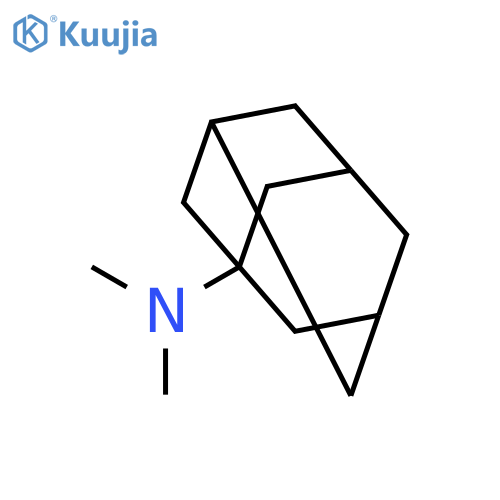 N,N-dimethyltricyclo[3.3.1.1~3,7~]decan-1-amine structure