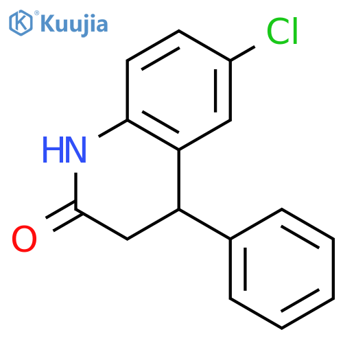 2(1H)-Quinolinone, 6-chloro-3,4-dihydro-4-phenyl- structure