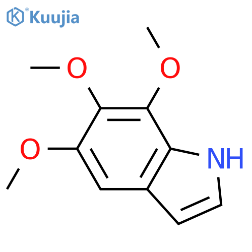 5,6,7-trimethoxy-1H-Indole structure