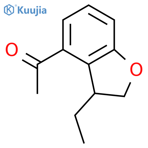 Ethanone, 1-(3-ethyl-2,3-dihydro-4-benzofuranyl)- structure