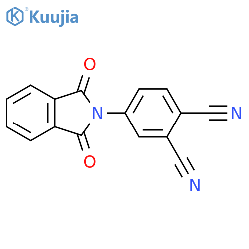 1,2-Benzenedicarbonitrile, 4-(1,3-dihydro-1,3-dioxo-2H-isoindol-2-yl)- structure