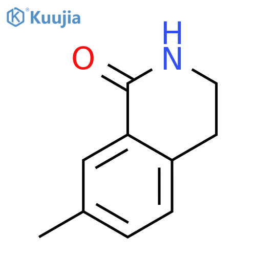 7-methyl-1,2,3,4-tetrahydroisoquinolin-1-one structure