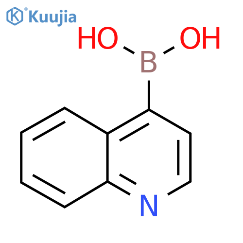 quinolin-4-ylboronic acid structure