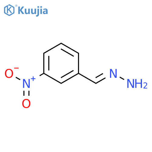 Benzaldehyde, 3-nitro-,hydrazone structure