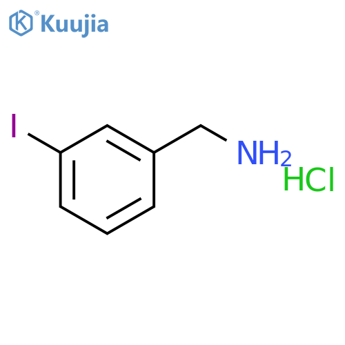 (3-iodophenyl)methanamine hydrochloride structure
