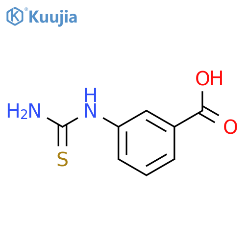 1-(3-Carboxyphenyl)-2-thiourea structure