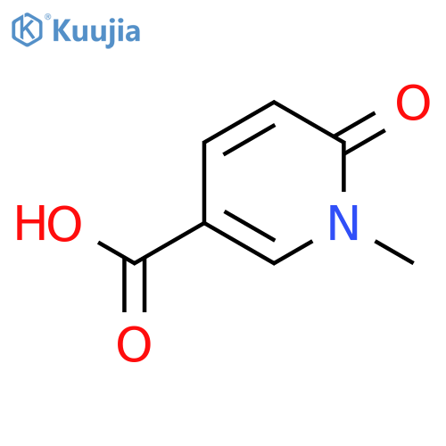 1-Methyl-6-oxo-1,6-dihydropyridine-3-carboxylic acid structure