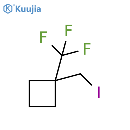 1-?(iodomethyl)?-?1-?(trifluoromethyl)?Cyclobutane structure