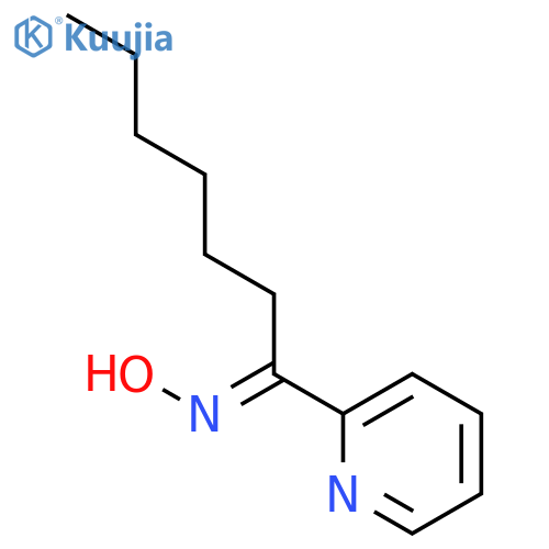 N-1-(pyridin-2-yl)heptylidenehydroxylamine structure