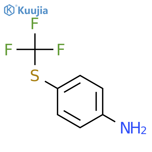 4-Aminophenyl trifluoromethyl sulfide structure