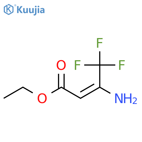 Ethyl 3-amino-4,4,4-trifluorocrotonate structure