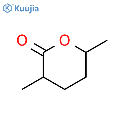 2H-Pyran-2-one,tetrahydro-3,6-dimethyl- structure