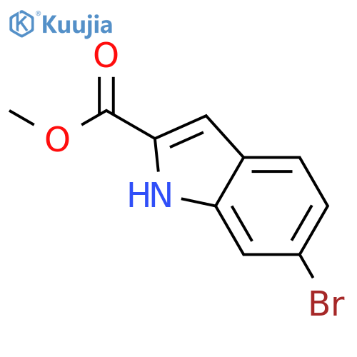 methyl 6-bromo-1H-indole-2-carboxylate structure