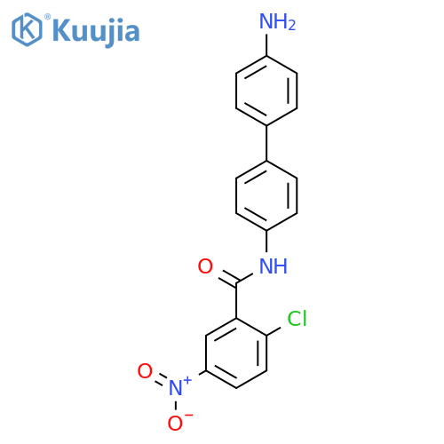 BENZAMIDE, N-(4'-AMINO[1,1'-BIPHENYL]-4-YL)-2-CHLORO-5-NITRO- structure