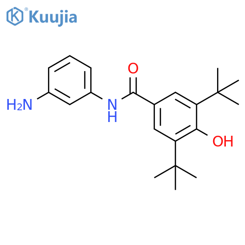 Benzamide, N-(3-aminophenyl)-3,5-bis(1,1-dimethylethyl)-4-hydroxy- structure