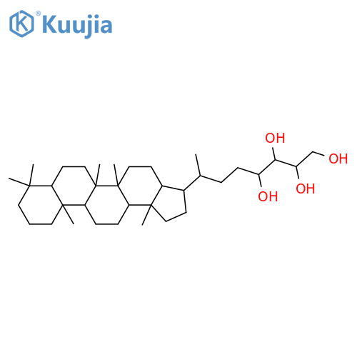 32,33,34,35-Bacteriohopanetetrol; (17α,21βH,32R,33R,34S)-form structure