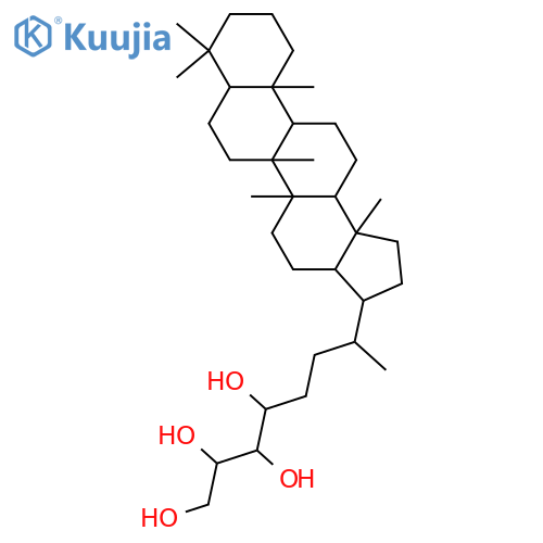 32,33,34,35-Bacteriohopanetetrol; (17α,21βH,32R,33R,34R)-form structure