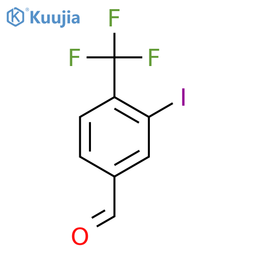 Benzaldehyde, 3-iodo-4-(trifluoromethyl)- structure