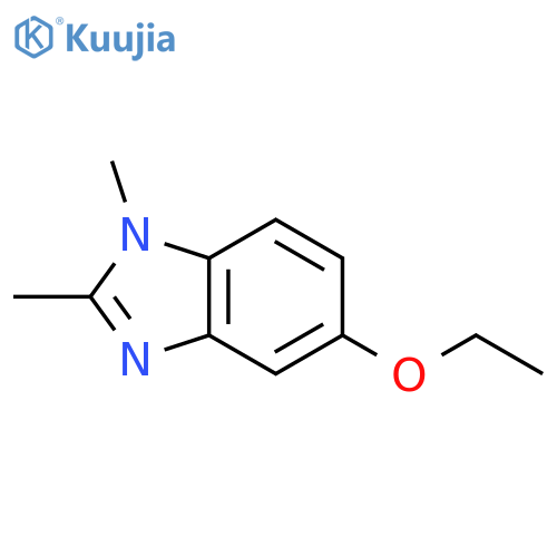 1H-Benzimidazole,5-ethoxy-1,2-dimethyl-(9CI) structure