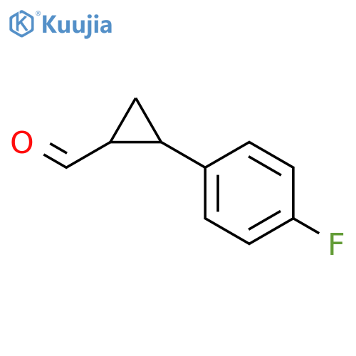 2-(4-Fluorophenyl)cyclopropanecarbaldehyde structure
