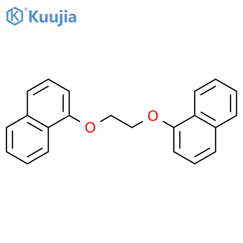 1,1''-[ethane-1,2-diylbis(oxy)]dinaphthalene structure