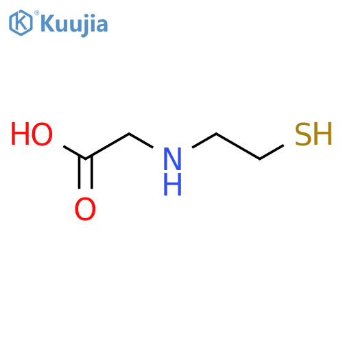 2-(2-sulfanylethyl)aminoacetic acid structure