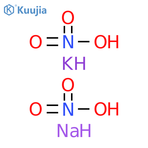 Sodium nitrate, Potassium nitrate mixture. structure