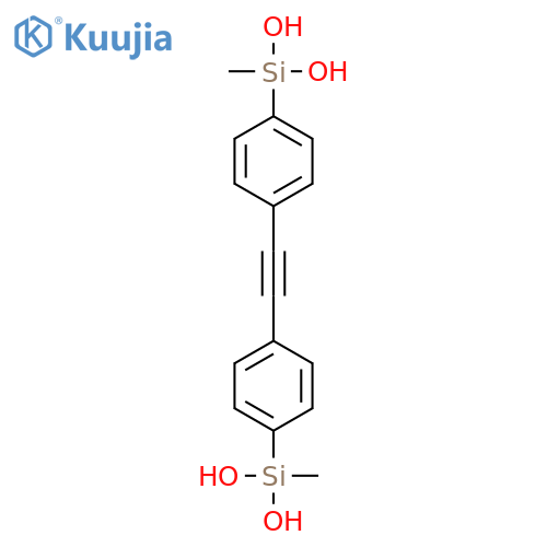 Silanediol, (1,2-ethynediyldi-4,1-phenylene)bis[methyl- structure