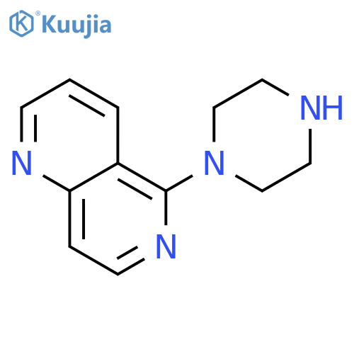 5-(1-piperazinyl)-1,6-Naphthyridine structure