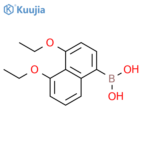 Boronic acid,(4,5-diethoxy-1-naphthalenyl)- (9CI) structure