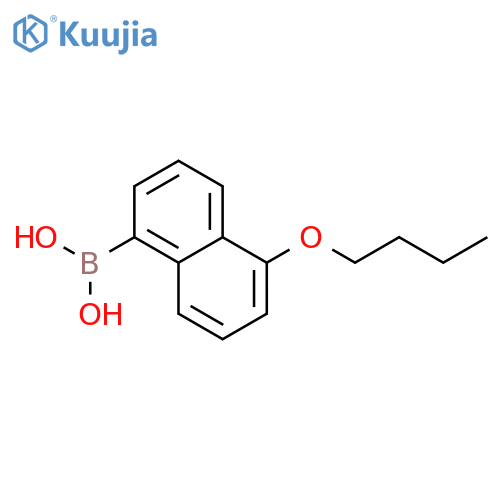 Boronic acid,(5-butoxy-1-naphthalenyl)- (9CI) structure