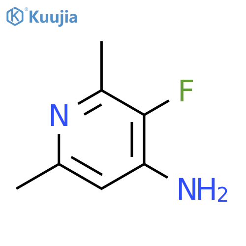 4-Pyridinamine, 3-fluoro-2,6-dimethyl- structure