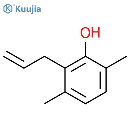 3,6-dimethyl-2-prop-2-enylphenol structure