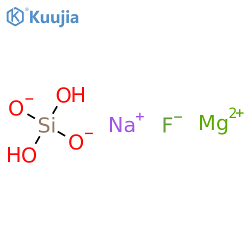 Magnesium sodium fluoride silicate structure