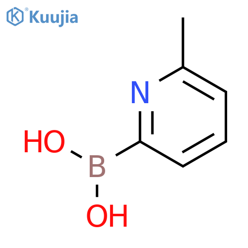 (6-Methylpyridin-2-yl)boronic acid structure