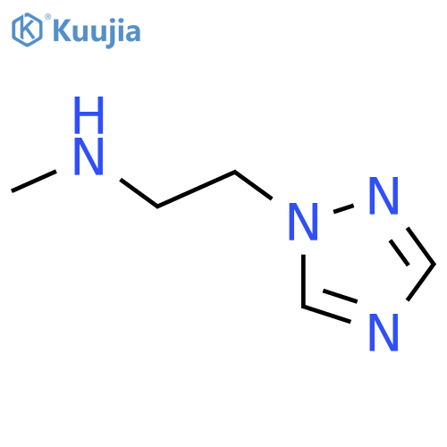 N-Methyl-2-(1H-1,2,4-triazol-1-yl)ethanamine structure