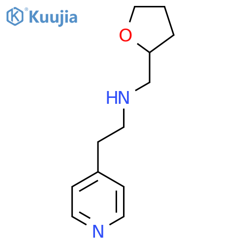 (2-Pyridin-4-ylethyl)(tetrahydrofuran-2-ylmethyl)amine structure