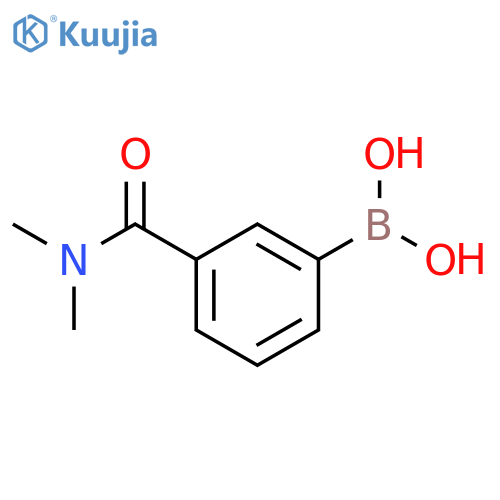 (3-(Dimethylcarbamoyl)phenyl)boronic acid structure