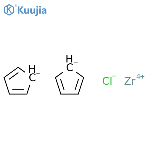 Bis(cyclopentadienyl)zirconium Chloride Hydride structure
