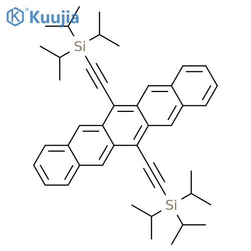 6,13-Bis(triisopropylsilylethynyl)pentacene structure