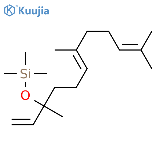 Silane, [(1-ethenyl-1,5,9-trimethyl-4,8-decadienyl)oxy]trimethyl- structure