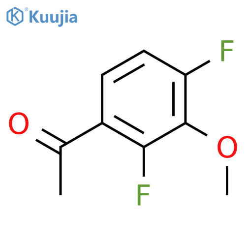 1-(2,4-difluoro-3-methoxyphenyl)ethan-1-one structure