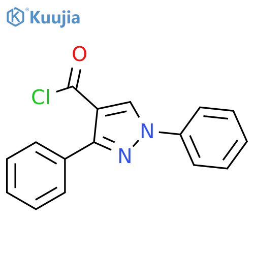 1,3-diphenyl-1H-pyrazole-4-carbonyl chloride structure