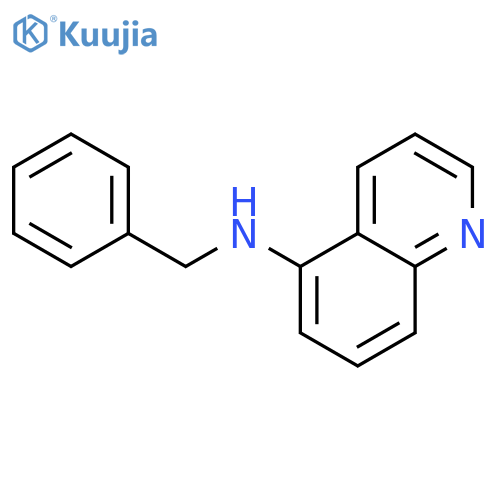 5-Quinolinamine, N-(phenylmethyl)- structure