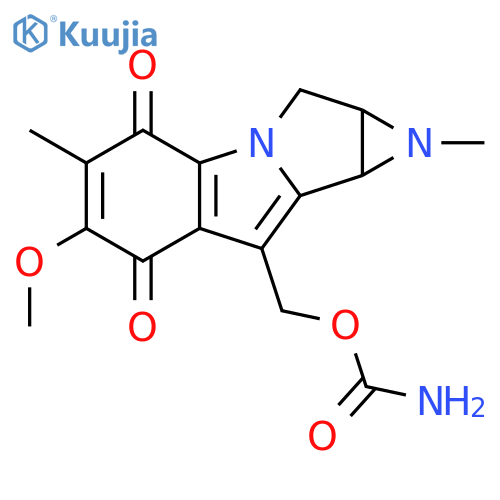 Mitomycin A; Demethoxy, 7,8-didehydro, 1-N-Me structure